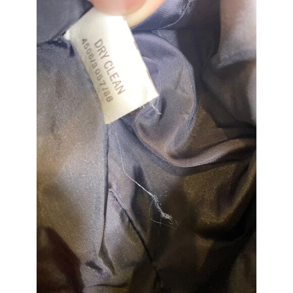 JR Bentley Japanese Velour Geometric Print Blazer Jacket Cotton Lined EUC Sz M - Picture 7 of 13